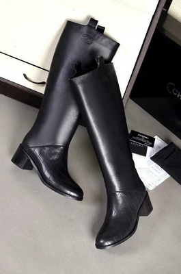 CHANEL Knee-high boots Lined with fur Women--045